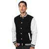 Urban Classics - Oldschool College Jacke - Schwarz/Weiß Product image